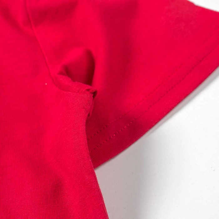 Παιδική μπλούζα Guess για αγόρια Gkof κόκκινο καθημερινές μακό επώνυμες ετών online (5)