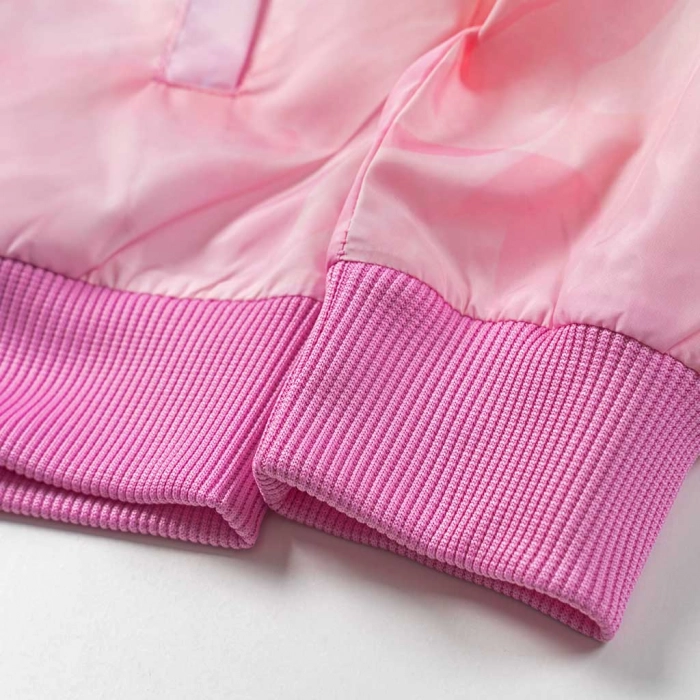 Παιδικό μπουφάν Guess για κορίτσια Rainy ρόζ καθημερινά μονόχρωμα κοριτσίστικα online (3)