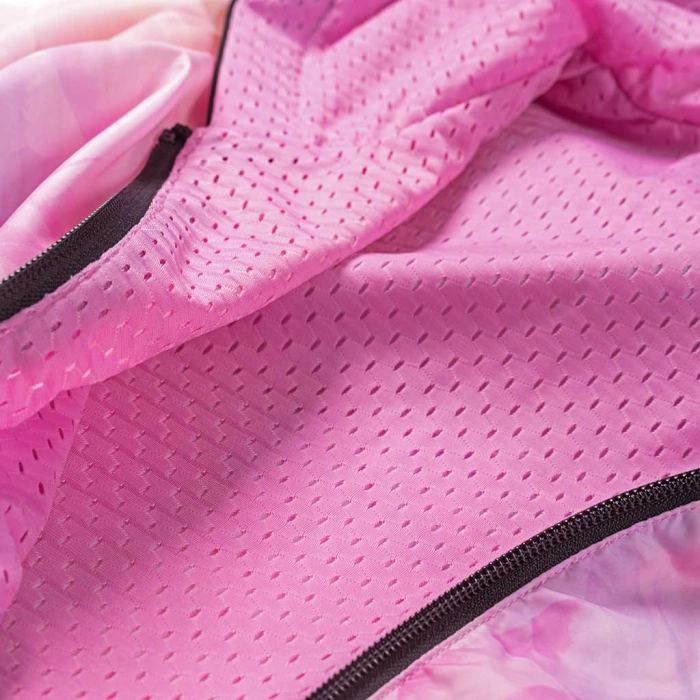 Παιδικό μπουφάν Guess για κορίτσια Rainy ρόζ καθημερινά μονόχρωμα κοριτσίστικα online (1)