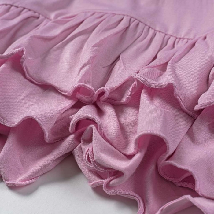 Παιδικό φόρεμα Guess για κορίτσια Loud ροζ casual επώνυμα καλοκαιρινά ετών online (5)