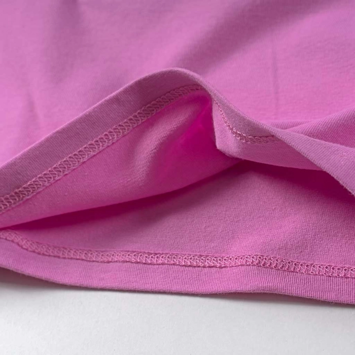 Παιδική μπλούζα Guess για κορίτσια Fair ροζ καλοκαιρινές επώνυμες ετών casual online (1)