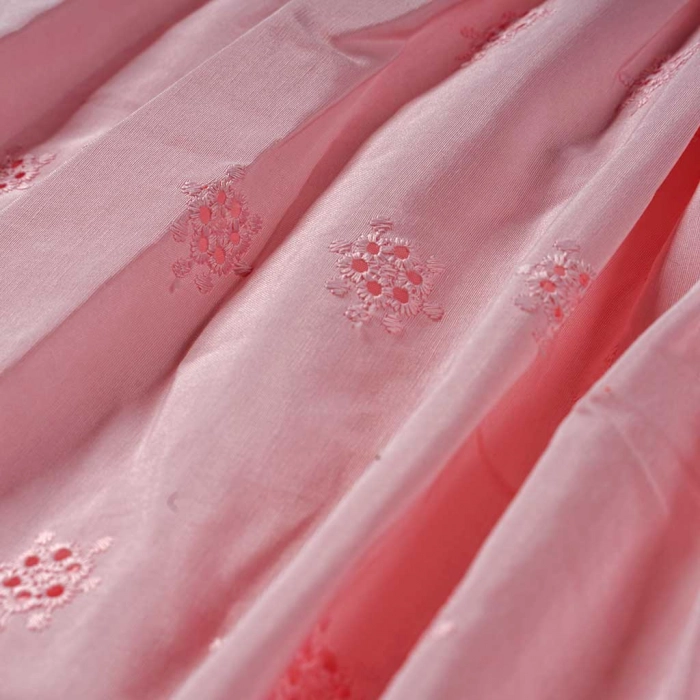 Παιδικό φόρεμα Εβίτα για κορίτσια Snow ροζ καλοκαιρινά ετών ελληνικά casual online  (4)