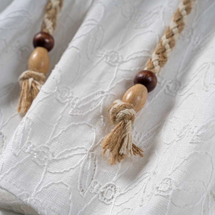Παιδικό φορεμά  Εβίτα για κορίτσια  Whitness άσπρο ελληνικό μοντέρνο ρομαντικό ετών online (3)