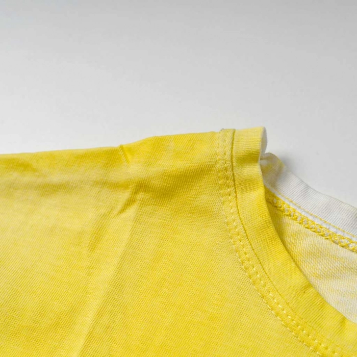Παιδική μπλούζα  NEK για κορίτσια Off shore κίτρινο καθημερινά κοριτσίστικα ετών online (3)