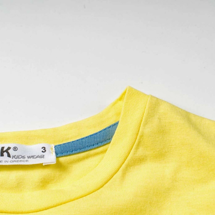 Παιδική μπλούζα NEK για αγόρια Free Βird κίτρινο καθημερινά αγορίστικη μοντέρναετών online (5)