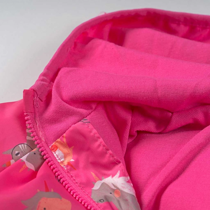 Παιδικό αντιανεμικό μπουφάν Losan για κορίτσια Pets ροζ καθημερινά ετών επώνυμα εποχιακά online (2)