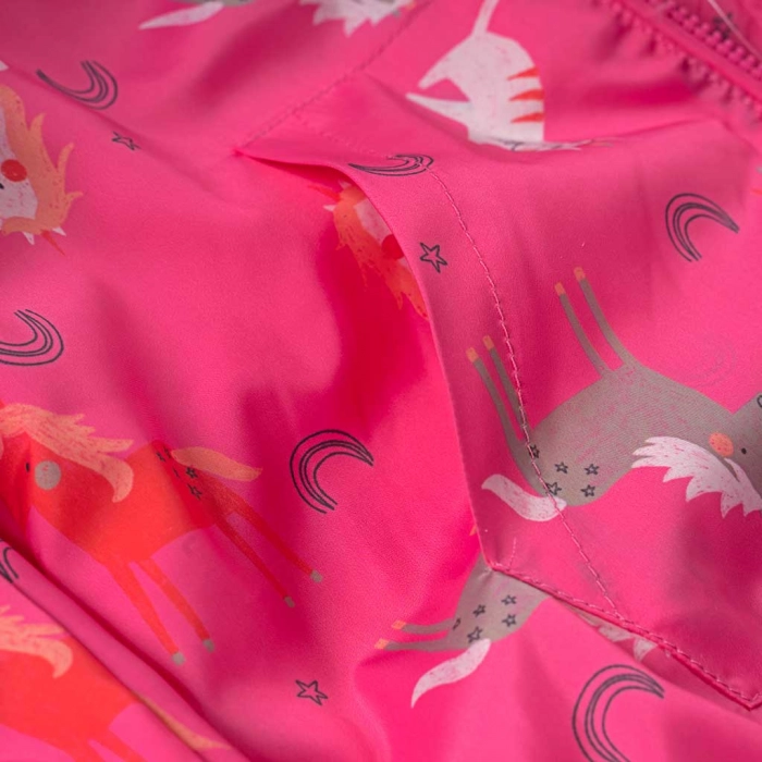 Παιδικό αντιανεμικό μπουφάν Losan για κορίτσια Pets ροζ καθημερινά ετών επώνυμα εποχιακά online (4)