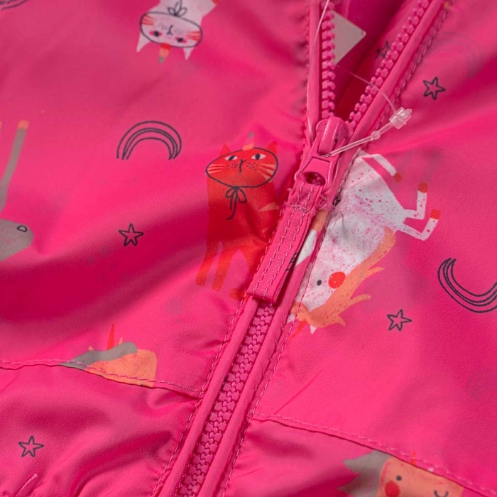Παιδικό αντιανεμικό μπουφάν Losan για κορίτσια Pets ροζ καθημερινά ετών επώνυμα εποχιακά online (5)