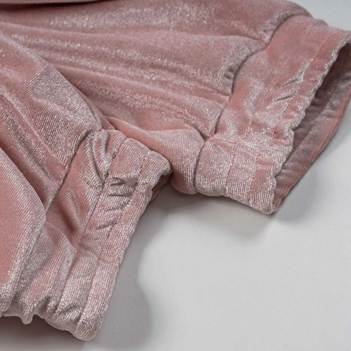 Παιδικό σετ φόρμας Emery για κορίτσια more angles ροζ βελουτέ φόρμες χειμερινές χοντρές μοντέρνες ετών (6)