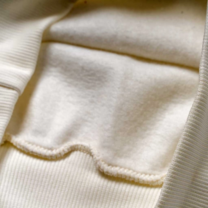Παιδικό σετ φόρμας Emery για κορίτσια mini diva άσπρο φούτερ φόρμες χειμερινές χοντρές μοντέρνες ετών (4)
