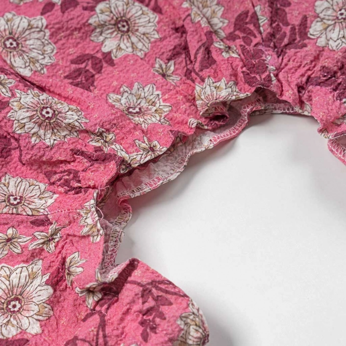 Παιδικό φόρεμα Mayoral για κορίτσια floating ροζ μοντέρνα επώνυμα καλοκαιρινά φορέματα μαυοραλ ετών online (1)