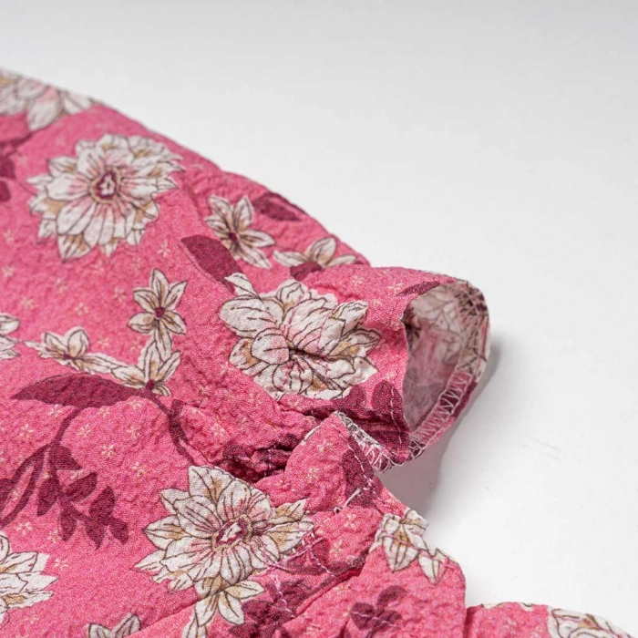 Παιδικό φόρεμα Mayoral για κορίτσια floating ροζ μοντέρνα επώνυμα καλοκαιρινά φορέματα μαυοραλ ετών online (3)