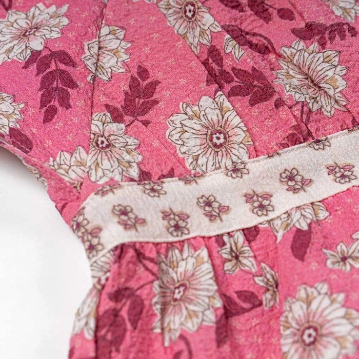 Παιδικό φόρεμα Mayoral για κορίτσια floating ροζ μοντέρνα επώνυμα καλοκαιρινά φορέματα μαυοραλ ετών online (2)