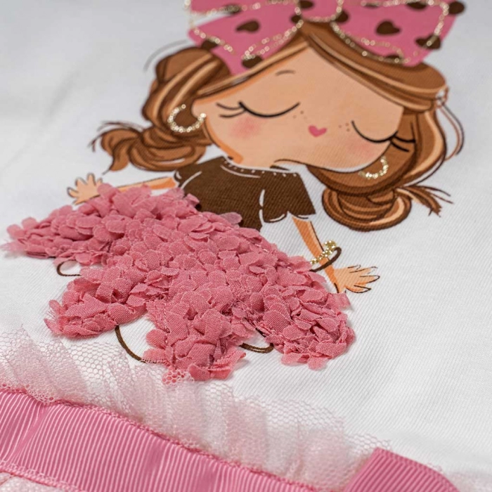 Παιδικό φόρεμα Mayoral για κορίτσια dreaming summer ροζ μοντέρνα επώνυμα καλοκαιρινά φορέματα μαυοραλ ετών online (2)