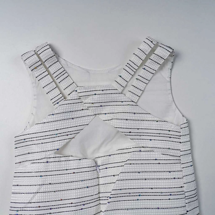 Παιδικό φόρεμα Mayoral για κορίτσια Mafer άσπρο επώνυμο κοριτσίστικο για καλό ετών Online (5)