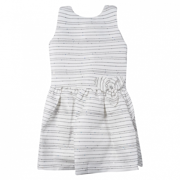 Παιδικό φόρεμα Mayoral για κορίτσια Mafer άσπρο επώνυμο κοριτσίστικο για καλό ετών Online (1)