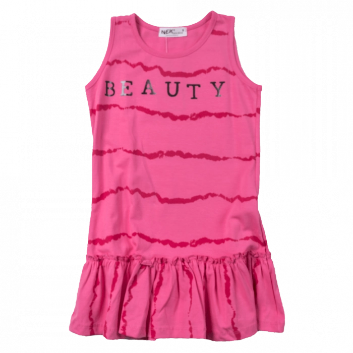 Παιδικό φόρεμα ΝΕΚ για κορίτσια Beau φούξια καλοκαιρινά φορεματάκια ετών καθημερινά οικονομικά online (1)