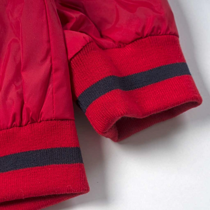 Παιδικό μπουφάν New College για αγόρια top guy κόκκινο καλοκαιρινά ανοιξιάτικα μπουφάν λεπτά μοντέρνα ε΄των (3)