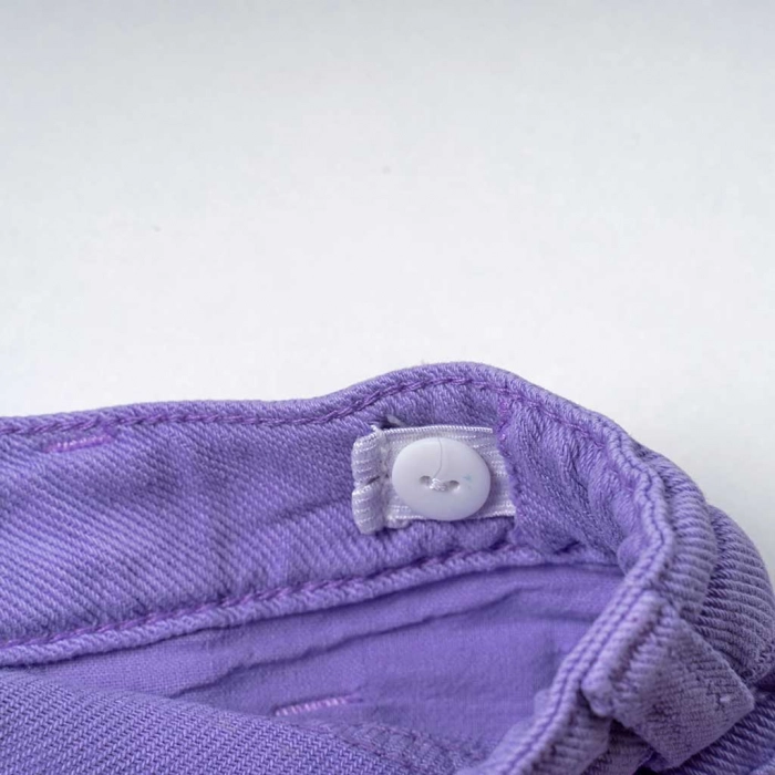 Παιδικό σορτς New College για κορίτσια Purple vibes μωβ τζιν άνετο καλοκαιρινό casual ετών (1)