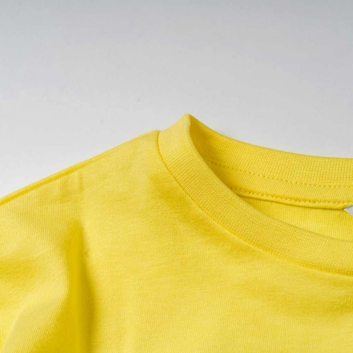 Παιδική μπλούζα Mayoral για αγόρια Pine κίτρινο επώνυμη μοντέρνα καλοκαιρινή ετών online (3)