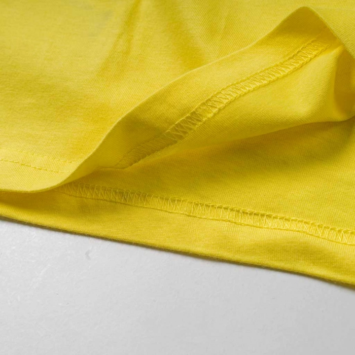 Παιδική μπλούζα Mayoral για αγόρια Pine κίτρινο επώνυμη μοντέρνα καλοκαιρινή ετών online (4)