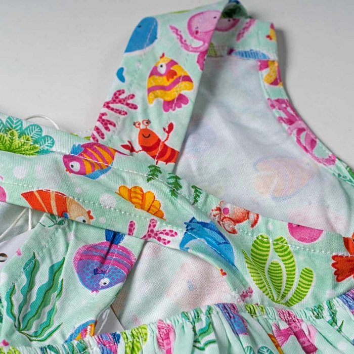 Βρεφικό φόρεμα Mayoral για κορίτσια sea creatures επώνυμα φορέματα για κοριτσάκια ετών (5)