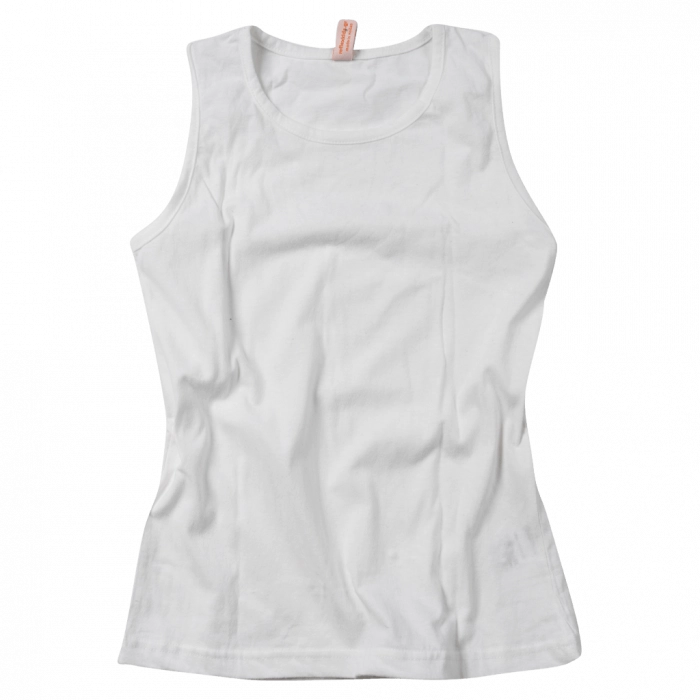 Παιδική μπλούζα Reflex για κορίτσια whiti άσπρο μονόxρωμες μπλούζες αμάνικες ελληνικές ετών (1)