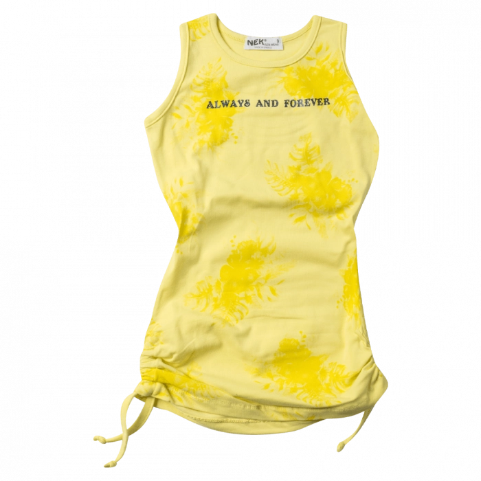 Παιδικό φόρεμα ΝΕΚ για κορίτσια always κίτρινο μοντέρνα καλοκαιρινή ετών Online (1)