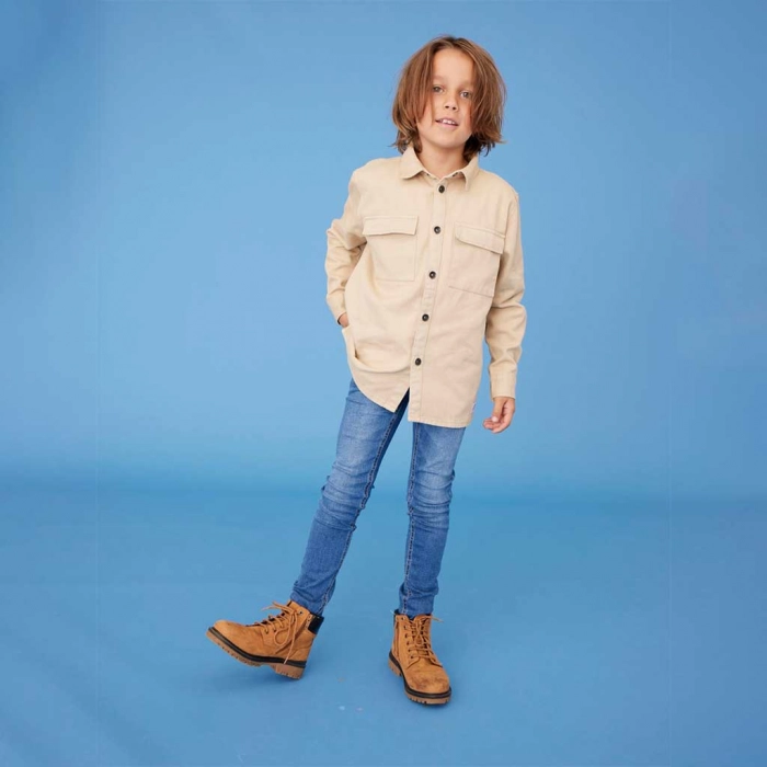 Παιδικό παντελόνι τζιν Name It για αγόρια Generation μπλε εποχιακά ετών επώνυμα online (5)