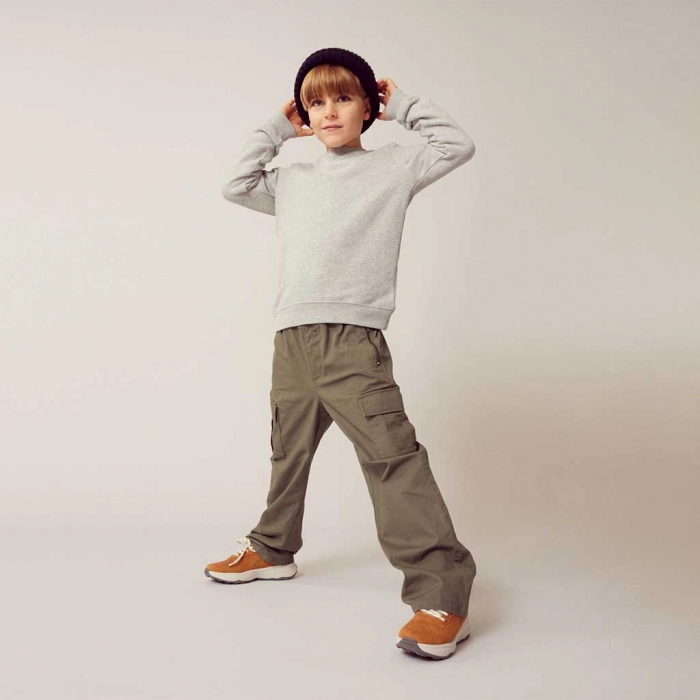 Παιδική μπλούζα Name it για αγόρια Fashion γκρι καθημερινές εποχιακές ετών επώνυμες κουκούλα online (3)