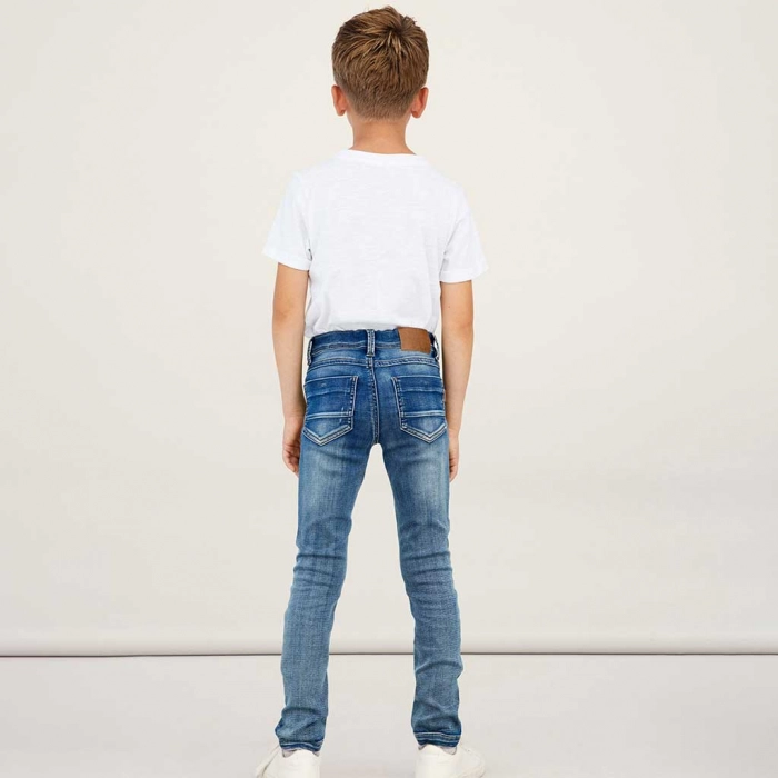 Παιδικό παντελόνι  Name it για αγόρια Ider μπλε καθημερινά εποχιακά ετών επώνυμα online (2)