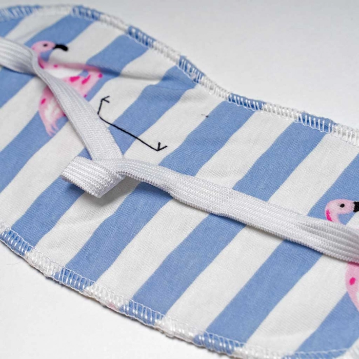 Παιδική πιτζάμα Εβίτα για κορίτσια feeling γαλάζιο καλοκαιρινές πιτζάμες κοντομάνικες ελληνικές βαμβακερές ετών (2)