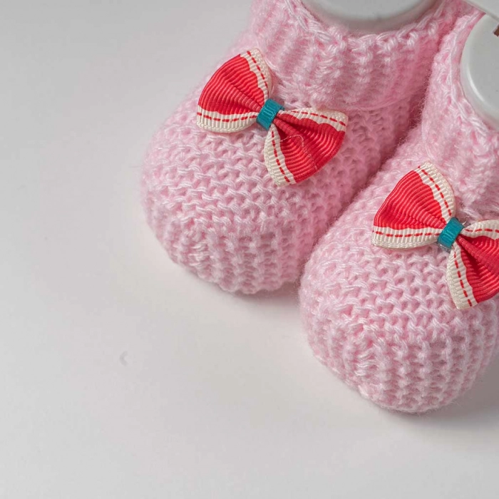 Βρεφικά παπούτσια αγκαλιάς για μωρά Girls ροζ μηνών νεογέννητα καθημερινά χειμερινά online (2)
