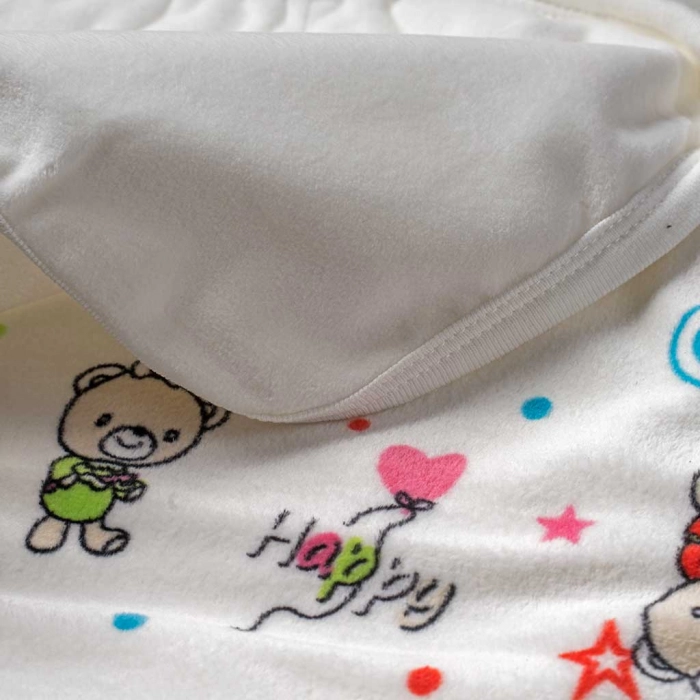 Βρεφική αλλαξιέρα για μωρά Bear άσπρο νεογέννητα μηνών καθημερινά online (3)