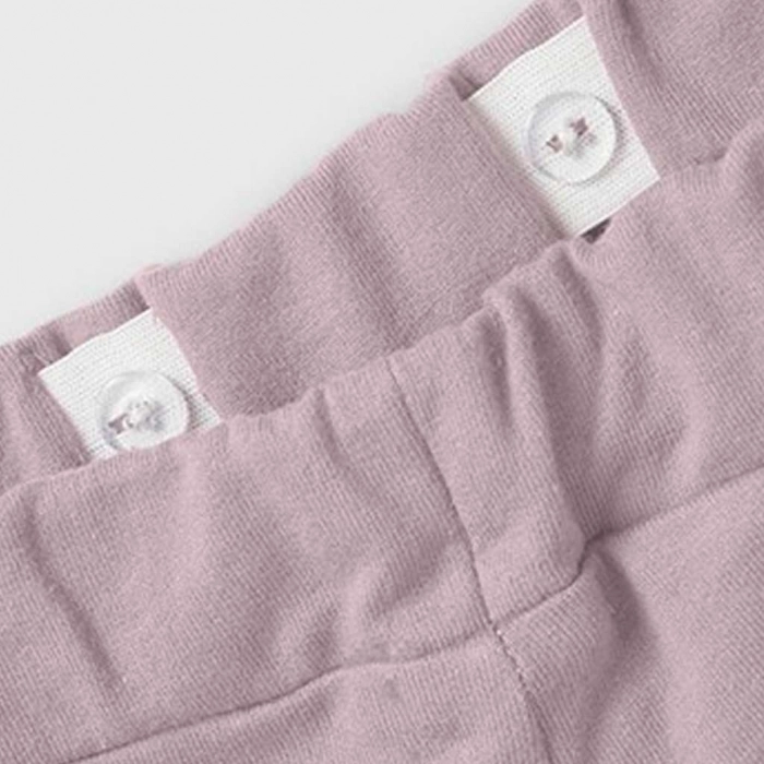 Παιδικό παντελόνι φόρμας Name it για κορίτσια Lilac ροζ καθημερινές εποχιακές ετών μονόχρωμες online (1)