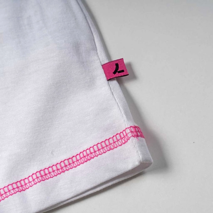 Παιδική μπλούζα Losan για κορίτσια energy άσπρο μπλούζες αμάνικες μοντέρνες καλοκαιρινές επώνυμες online (5)
