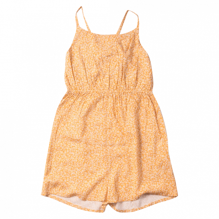Παιδική σαλοπέτα Losan για κορίτσια summer flowers πορτοκαλί καλοκαιρινές κοντές σαλοπέτες μακό μοντέρνες online