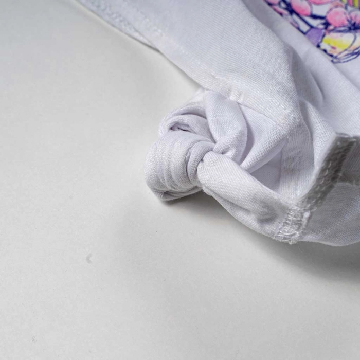 Παιδική μπλούζα Losan για κορίτσια spice up άσπρο μοντέρνες μπλούζες κοντομάνικες καλοκαιρινές επώνυμες online (4)