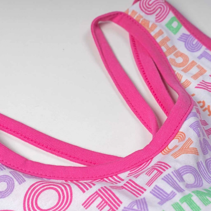 Παιδική σαλοπέτα Losan για κορίτσια electric shock ροζ καλοκαιρινές κοντές σαλοπέτες μακό μοντέρνες online (2)