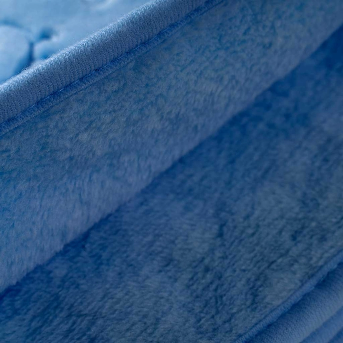 Παιδική κουβέρτα fleece για αγόρια night stars μπλε ζεστές κουβερτούλες βρεφικές χοντρές (1)