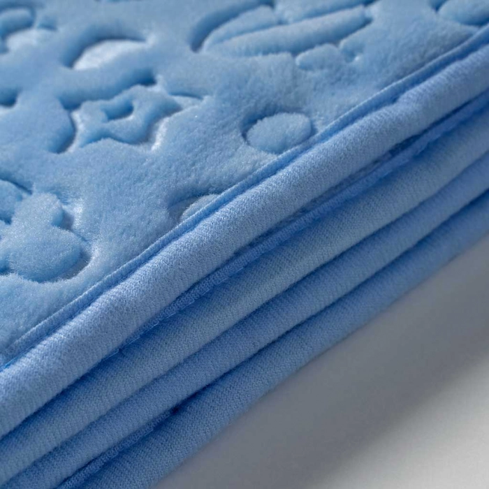 Παιδική κουβέρτα fleece για αγόρια night stars μπλε ζεστές κουβερτούλες βρεφικές χοντρές (3)