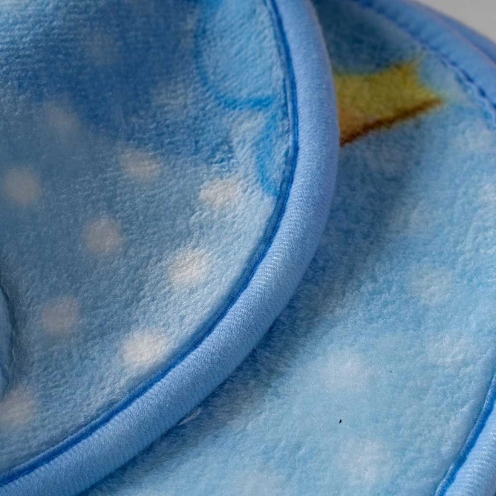 Παιδική κουβέρτα fleece για αγόρια sleepy μπλε ζεστές κουβερτούλες βρεφικές χοντρές (1)