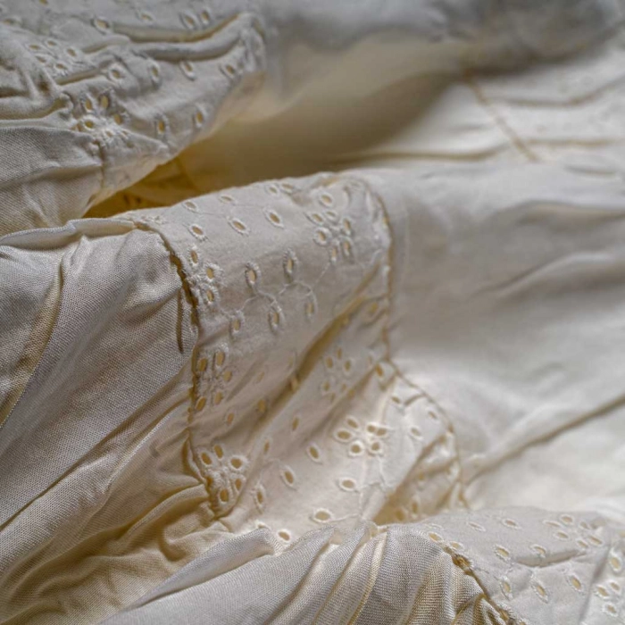 Παιδικό φόρεμα για κορίτσια Losan romantic άσπρο καλοκαιρνό αμάνικα φορέματα μακό καθημερινά μοντέρνα (5)