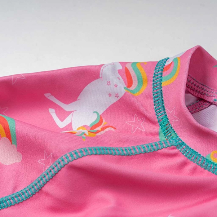 Παιδική αντιηλιακή μπλούζα με προστασία uv Losan για κορίτσια Stay magical ροζ καλοκαρινές προστατευτικές  online (9)