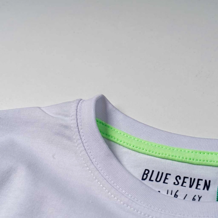 Παιδικήμπλούζα Blue seven για αγόρια jungle dino άσπρο μπλούζες κοντομάνικες με δεινόσαυρους αγορίστικες καλοκαρινές ετών (3)