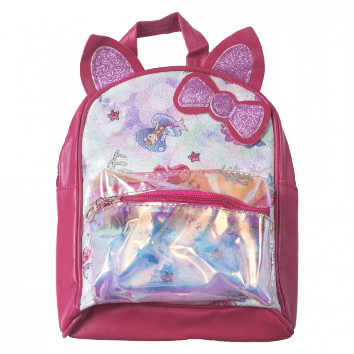 Παιδική τσάντα πλάτης για κορίτσια Mermaid φούξια τσαντούλες για δωράκι μικρές παιδικές (1)