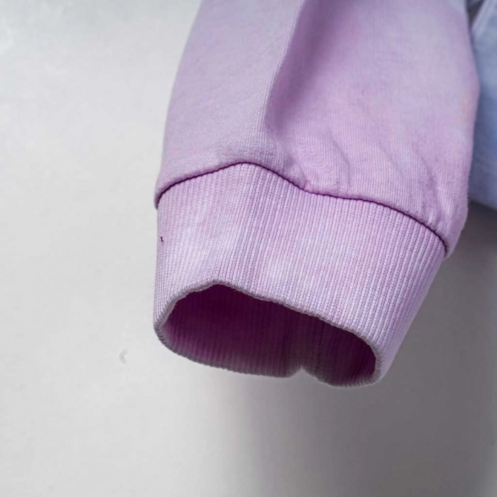 Παιδική μπλούζα Losan για κορίτσια Malibu ροζ κροπ crop μπλούζες μακρυμάνικες tie dye ετών (3)
