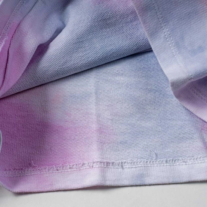 Παιδική μπλούζα Losan για κορίτσια Malibu ροζ κροπ crop μπλούζες μακρυμάνικες tie dye ετών (4)
