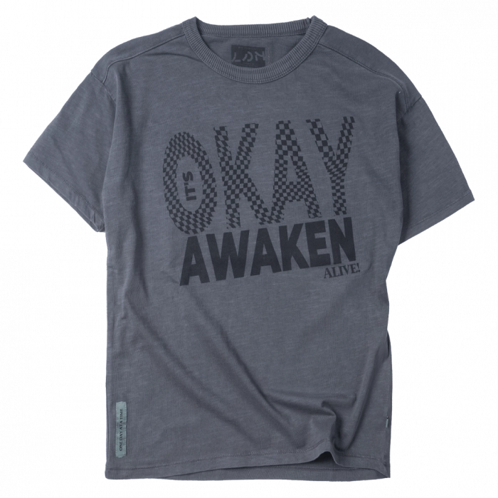 Παιδική μπλούζα Losan για αγόρια awaken ανθρακί κοντομάνικες καλοκαιρινές tshirt μπλούζες αγορίστικες ετών