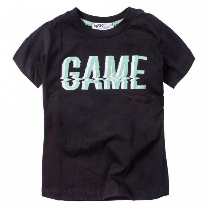 Παιδική μπλούζα ΝΕΚ για αγόρια Game μαύρο αγορίστικες κοντομάνικες tshirt ετών online